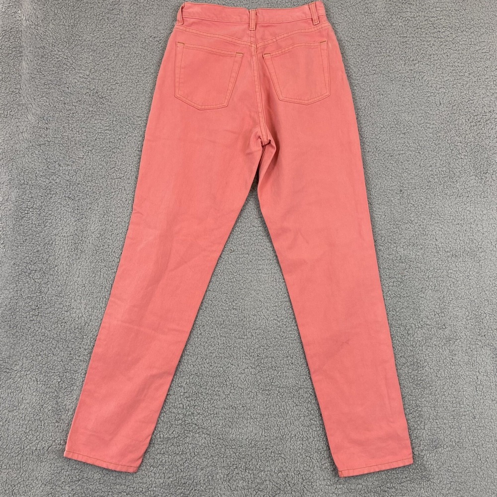 Vintage Gap Jeans Womens 8 Regular Coral Pink High Rise Classic Fit Made in USA - Picture 8 of 10